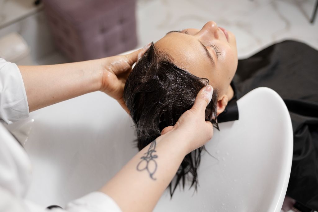 Lavado de cabello profesional